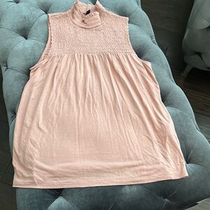 Banana Republic Pink Sleeveless Crop Top